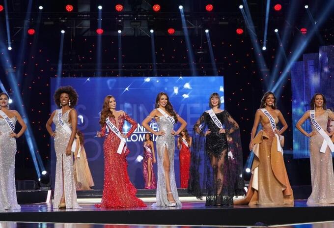 Siete finalistas de Miss Universe Colombia 2021