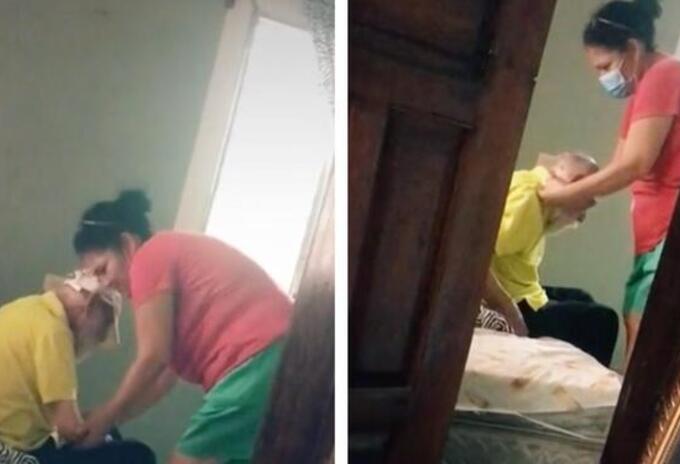 Mujer cuida de su exsuegro enfermo a pesar de que su exesposo la cambió por otra Mujer cuida de su exsuegro enfermo a pesar de que su exesposo la cambió por otra