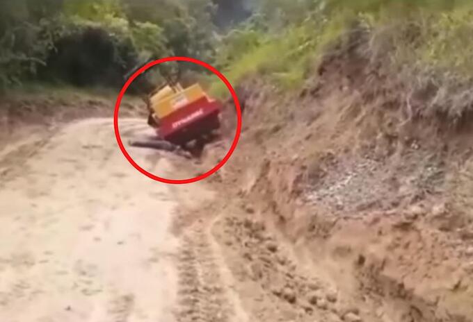 Operario falleció tras caerle una vibrocompactadora