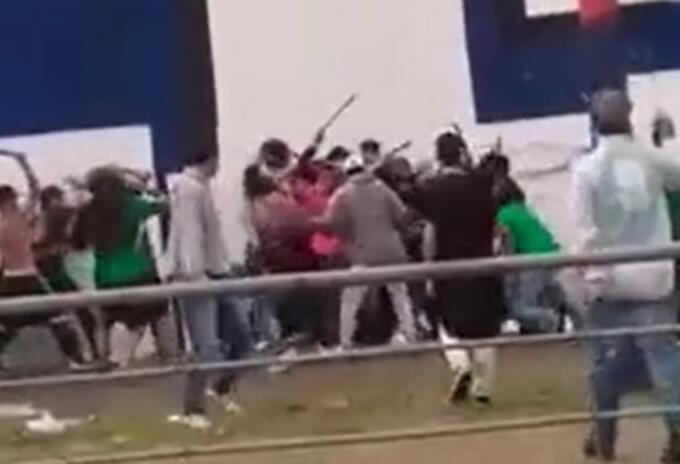 Enfrentamiento ente barras en Itagüí