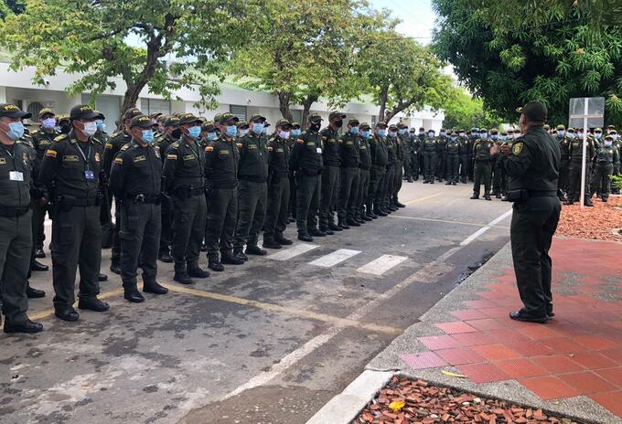 En las próximas horas llegaran a Valledupar 1.200 uniformados para reforzar la seguridad.