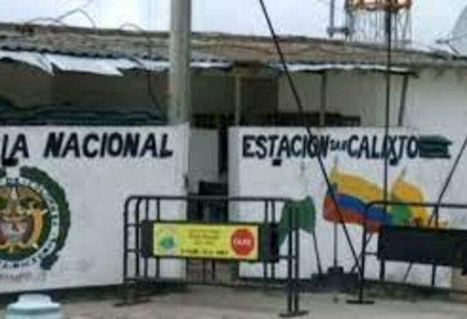 Estación de Policía de San Calixto en Norte de Santander