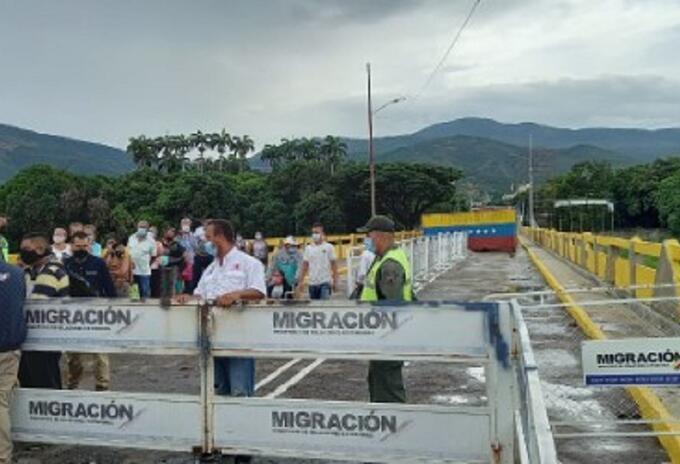 Zona de frontera entre Colombia y Venezuela