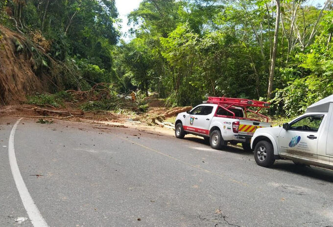 Derrumbe en San Luis, Antioquia.