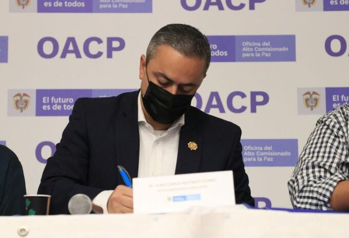 Alto Comisionado para la Paz, Juan Camilo Restrepo Gómez.