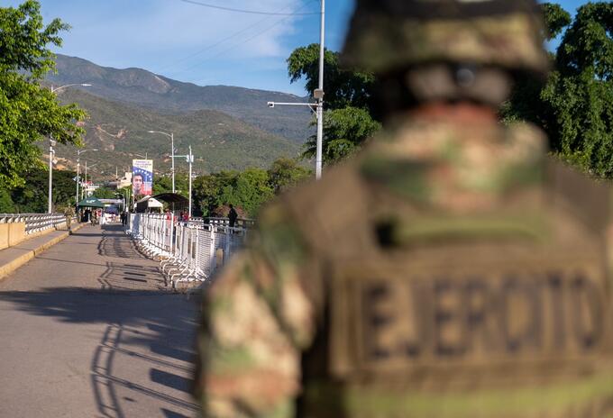 Ejército en la frontera con VENEZUELA