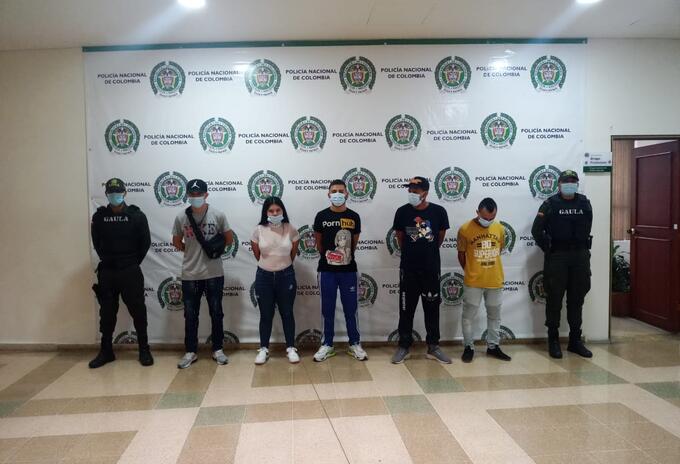 Capturas grupo delincuencial en el Quindío