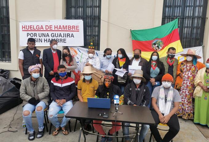 Jóvenes de la Guajira en Huelga