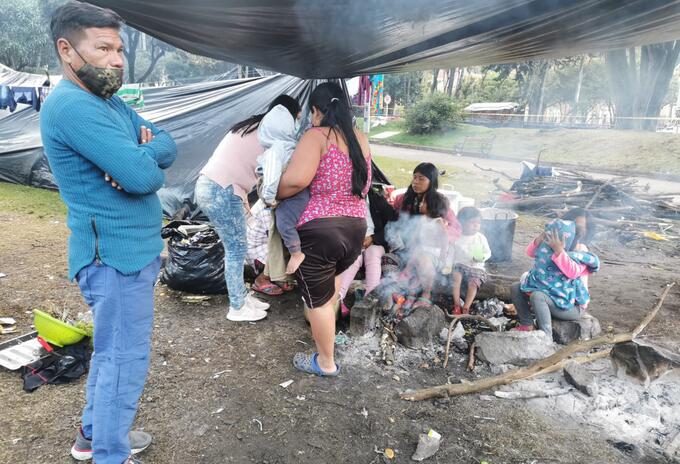 Comunidad emberá en el parque nacional