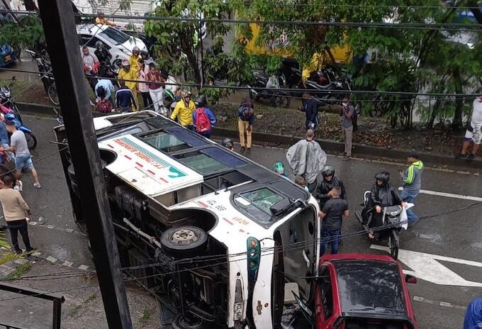 Siniestro vial Cali