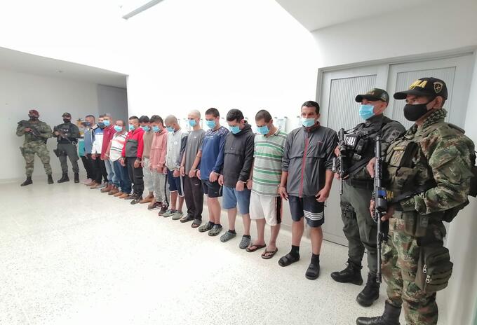 Capturados integrantes del 'Clan de Golfo' en Antioquia