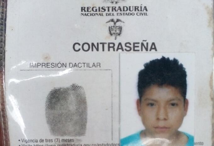 Este es el joven que desapareció desde el pasado 29 de septiembre en el parque Nacional
