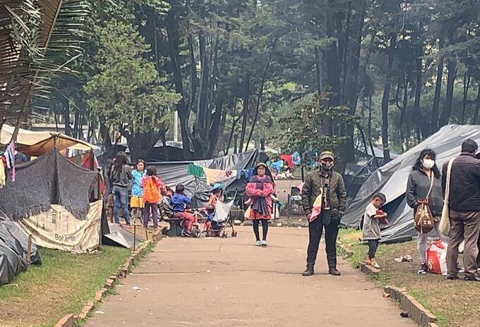 Comunidad Emberá en el parque nacional