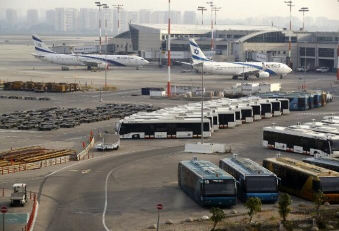 Aeropuerto de Tel Aviv en Israel