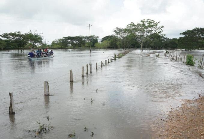 Inundaciones en Bolívar