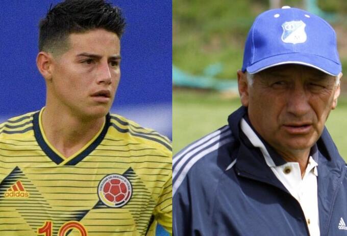 Luis Augusto Chiqui García y James Rodríguez Luis Augusto Chiqui García y James Rodríguez