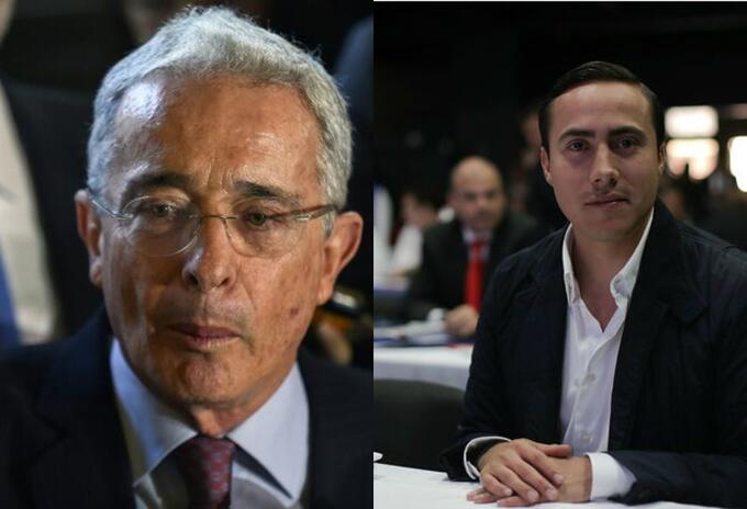 Álvaro Uribe y Richard Aguilar Álvaro Uribe y Richard Aguilar