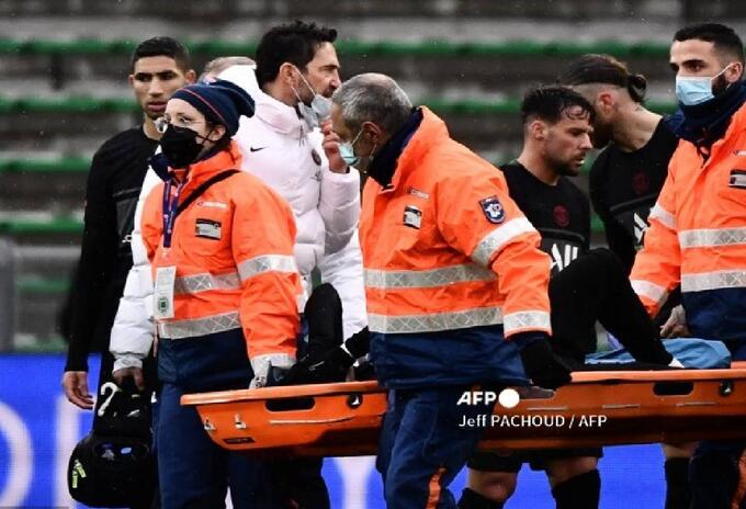 Neymar se lesiona Neymar lesionado