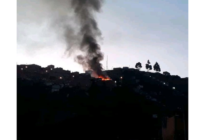 Incendio Incendio en el sur de Bogotá