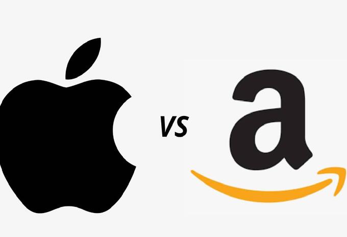 Apple y Amazon en competencia Apple y Amazon