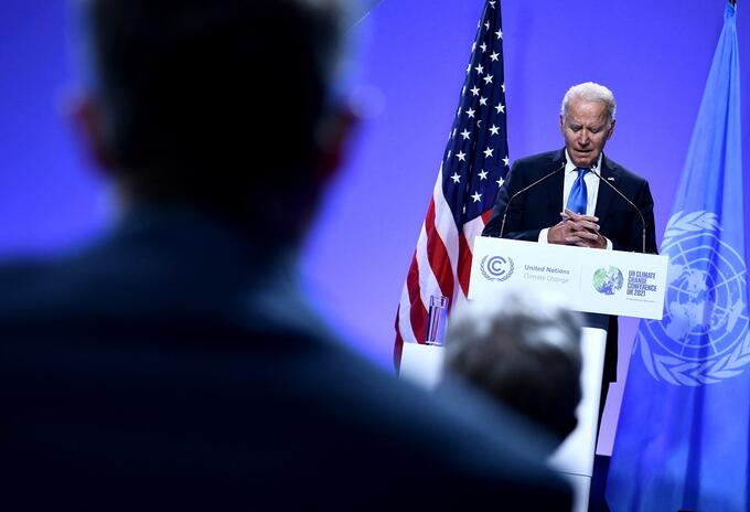Joe Biden en la COP26