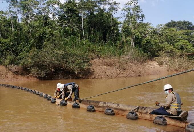 Derrame de crudo en zona rural de Tibú