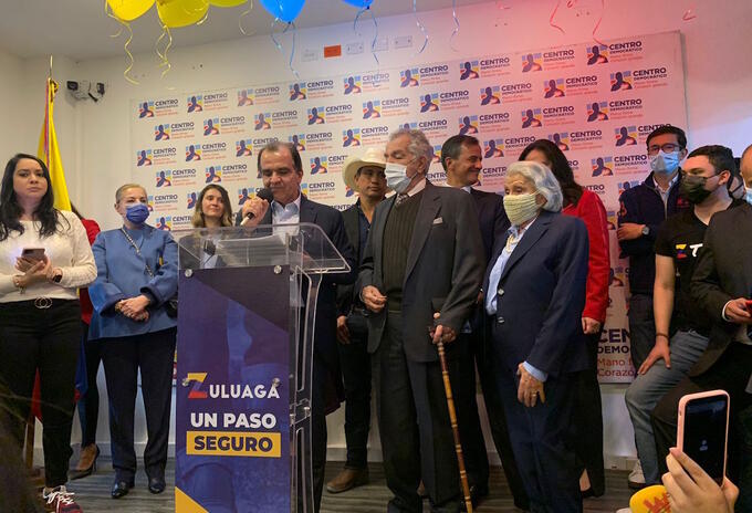 Óscar Iván Zuluaga, candidato presidencial