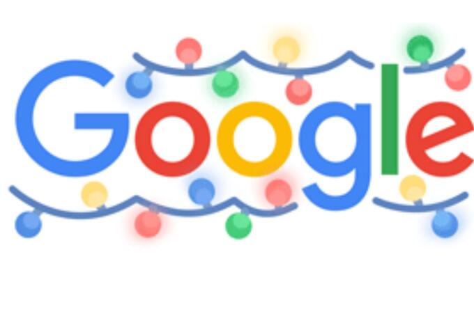 Logo de Google de navidad