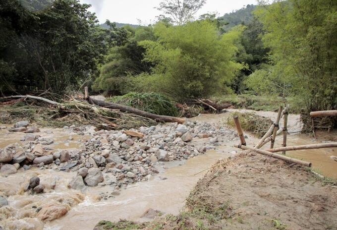 Afectaciones por lluvias