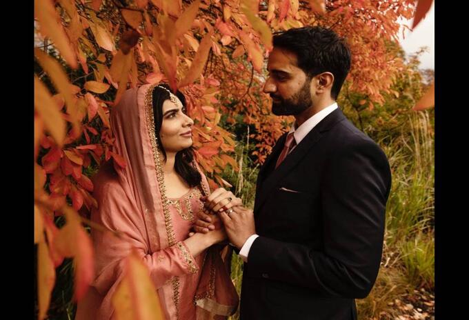 Malala Yousafzai en su boda