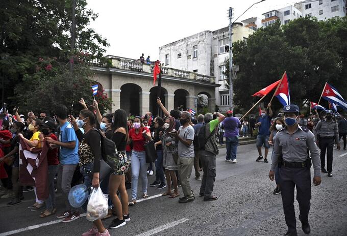Manifestaciones en Cuba 15N