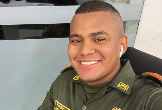 Patrullero vallenato Jhonatan David Alcazar Ramírez.