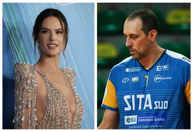 Roberto Cazzaniga y Alessandra Ambrosio