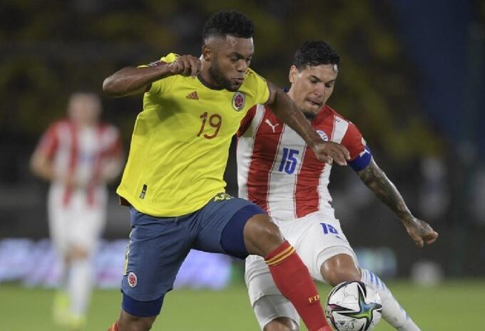 Selección Colombia vs Paraguay, Eliminatorias