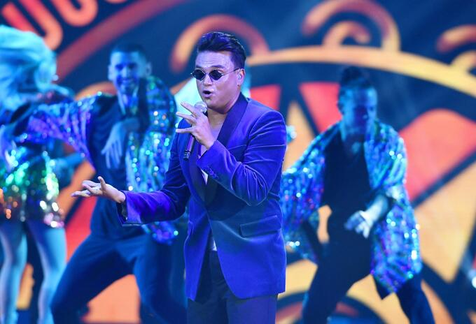 Silvestre Dangond en concierto en los Premios Juventud 2019.