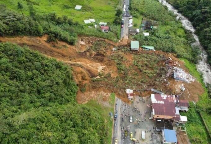 Desde el aire se contempla la magnitud de lo ocurrido