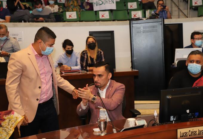 Concejal de Medellín, Lucas Cañas.