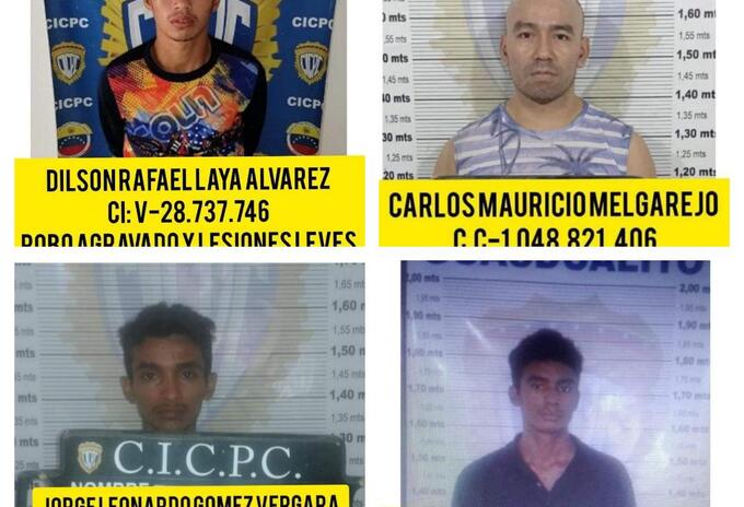 Recaptura de presos venezolanos