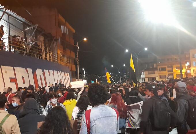 Capturados, marchas, Paipa, Sogamoso, jóvenes