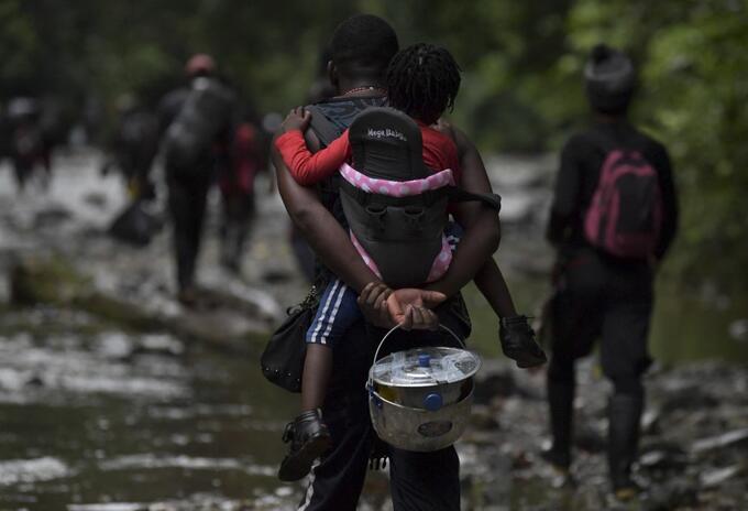 Migrantes por el Darién rumbo a Centroamérica