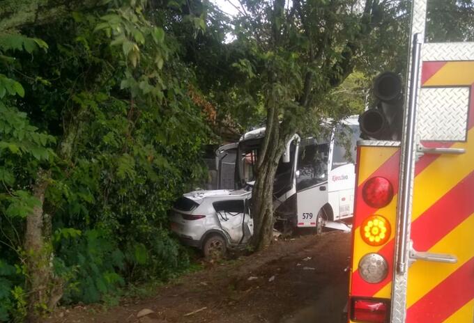 Accidente de tránsito en Saldaña, Tolima.