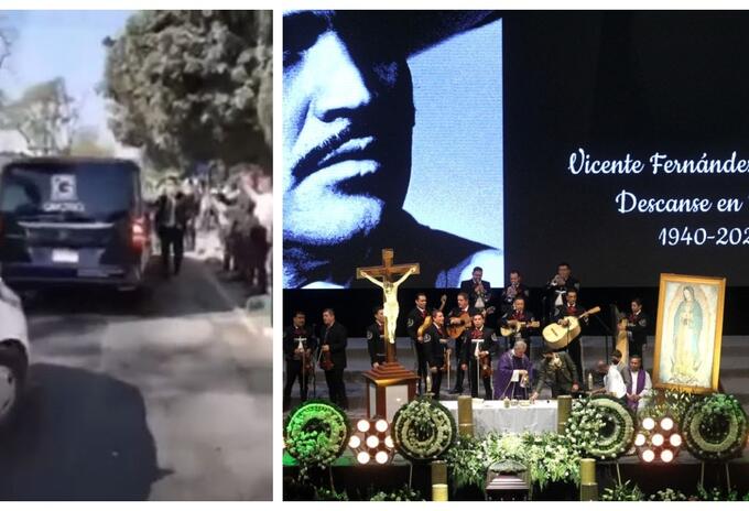 Carro fúnebre Vicente Fernández Muerte Vicente Fernández