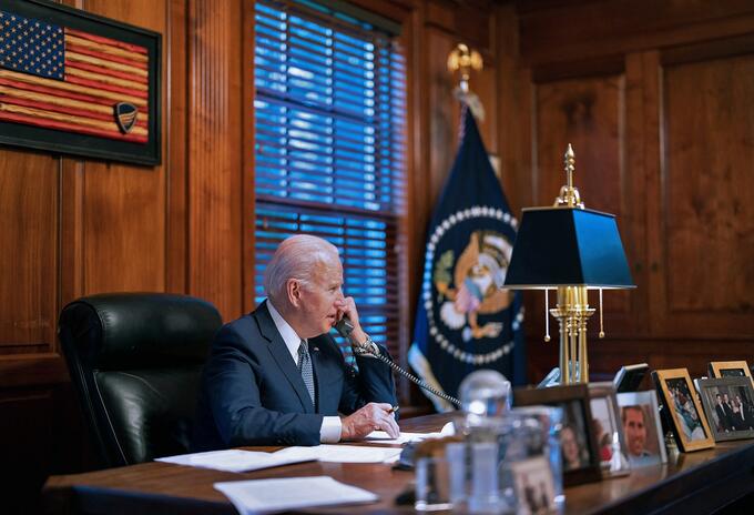 Joe Biden y Vladimir Putin