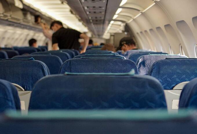 Asientos de un avión