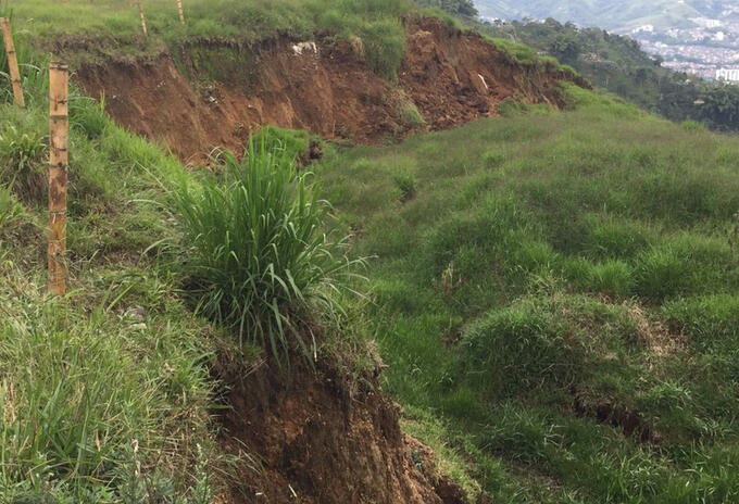 Deslizamiento de tierra en Dosquebradas