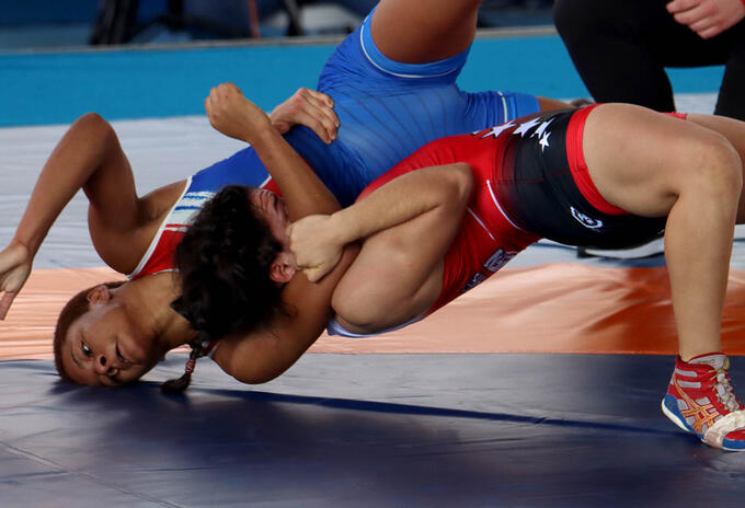 Lucha en los juegos panamericanos