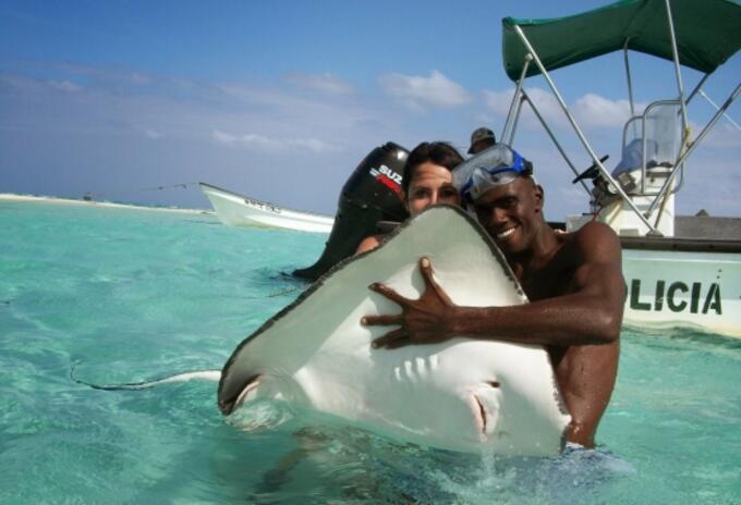 Tour de mantarrayas en San Andrés.