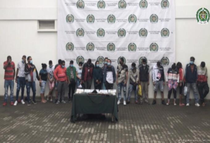 Con la desarticulación de la banda, se logra esclarecer varios homicidios cometidos en la capital del Valle.