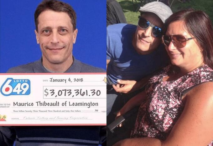ganó la lotería y se separó de su pareja