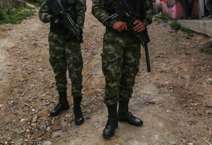 Soldados colombianos, referencial